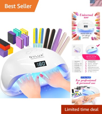 Energy Efficient 72W Professional Nail Dryer with Smart Timer & Infra-red Sensor