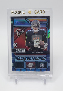 2022 Panini Contenders Optic Now Contending Drake London #NC-6 Rookie RC