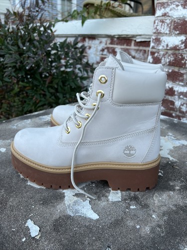 Timberland Stone Street 8" Waterproof Platform Boot Womans 8.5 Style Code A88162 - Picture 4 of 13