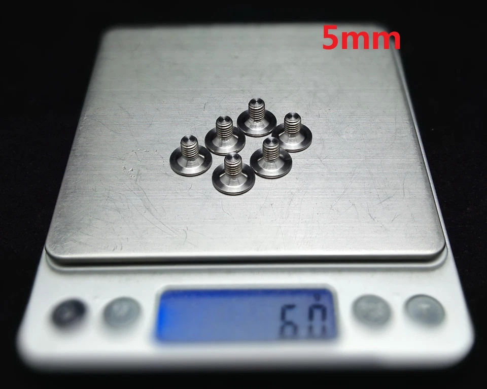 Perno de montaje de taco de pedal de titanio/Ti J&L *6 piezas para Shimano SM-SH10/11/12 SPD-SL Foto 2 de 3