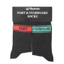 PORT & STARBOARD CREW SOCKS BOATING SAILING GIFT