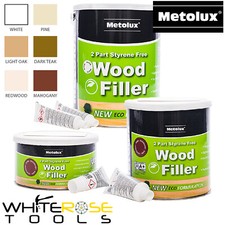 Metolux Wood Filler 2 Part High Strength Interior Exterior Fast Dry Styrene Free