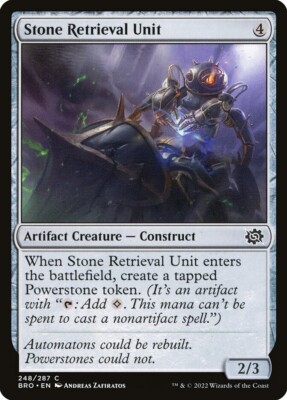Magic the Gathering - Stone Retrieval Unit- BRO-EN248 MtG NM