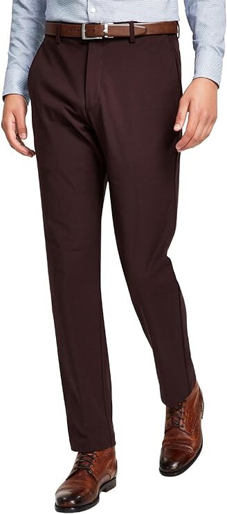 Lauren Ralph Lauren Mens Classic-Fit Cotton Stretch Dress Pants