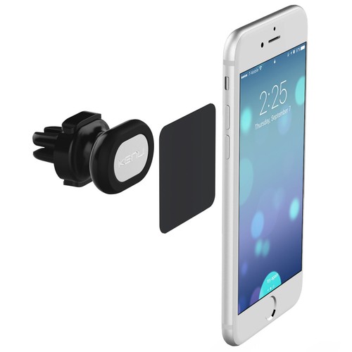 Car Holder Air Grid Rotatable 360 ° Airframe Magnetic Kenu Black