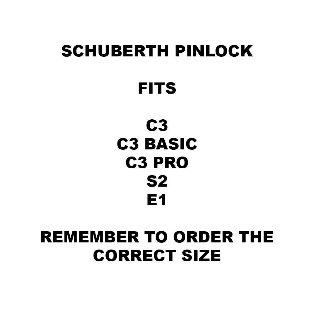 Schuberth c3 best sale pinlock insert