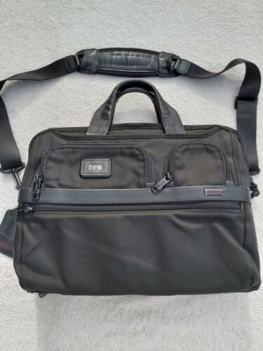 Tumi Alpha 2 T Pass Expandable Nylon Laptop Briefcase   Gem