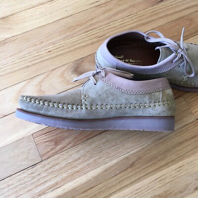 Padmore & Barnes Moccasins Shoes 9 Willow Lite Terra Suede M387R