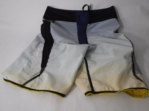 Billabong Platinum X Stretch Neon Yellow Blue Kid Surfboard Shorts Size 25 x 8"L - Picture 11 of 12