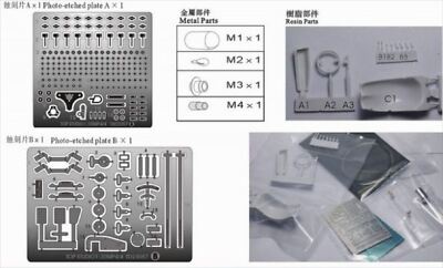 TD23057 Top Studio 1/20 McLaren MP4/4 Cockpit Detail Up Set for