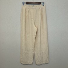 Ann Taylor Wool Trousers Pleated High Rise Career Vintage Mom Pants Lined