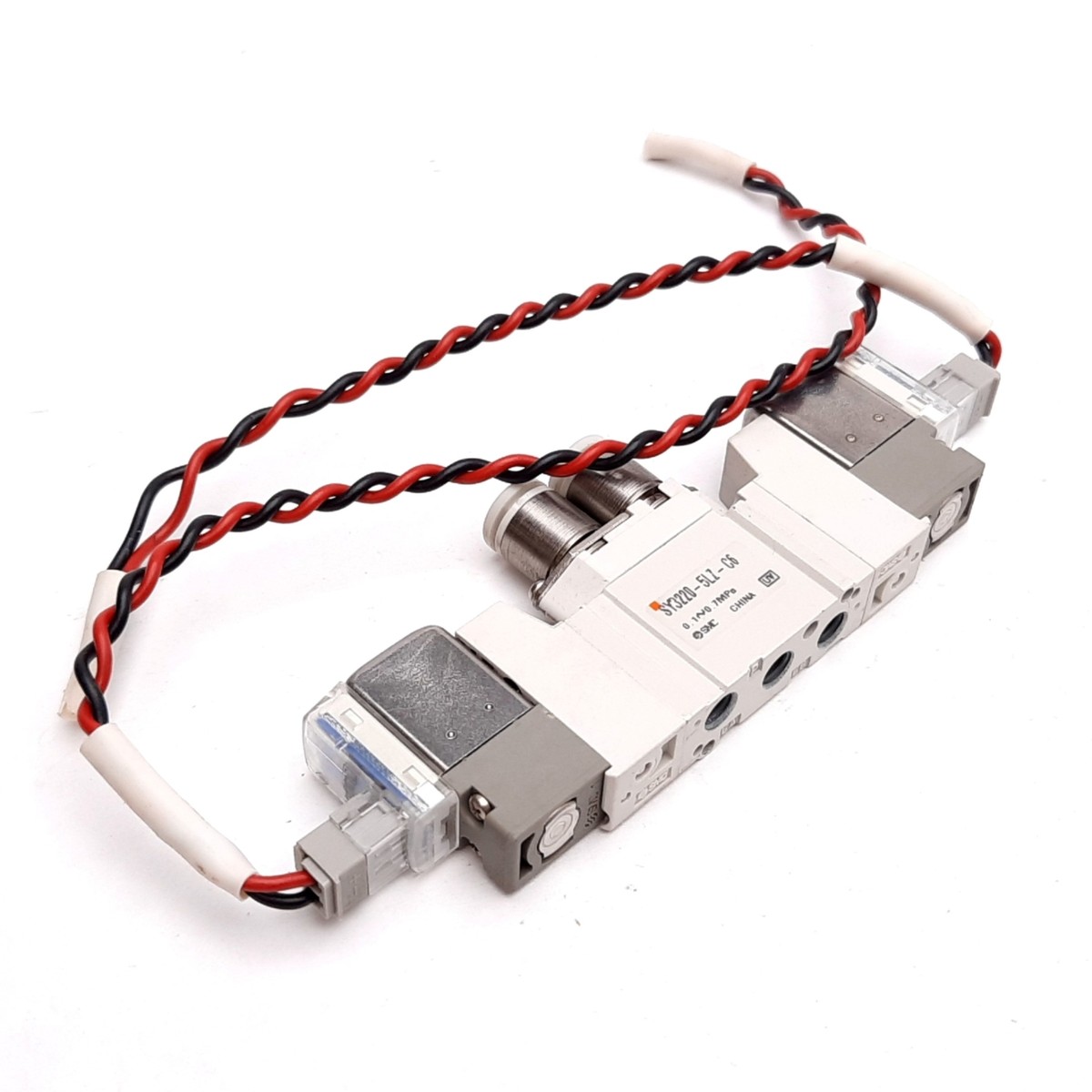 SMC SY3220-5LZ-C6 Solenoid Valve, 2-Position 5-Port, 24VDC, 0.1