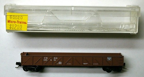 MTL Micro-Trains 60020 Chicago Burlington and Quincy CBQ 195451 50' góndola  | Zustand: New