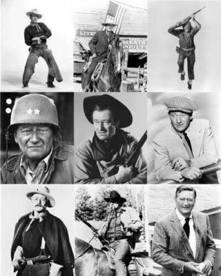 John Wayne 24x30 Poster Collage 9 classic Duke images True Grit Searchers Chisum