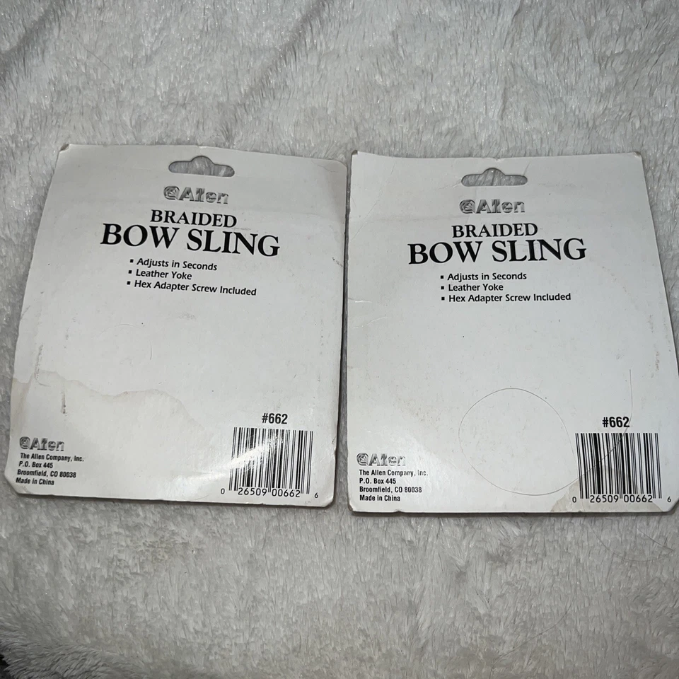 Tiro con arco compuesto trenzado arco correa de muñeca ALLEN objetivo de caza #662 X2 Foto 2 de 3