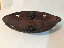 Vintage Hand Carved Wooden Platter