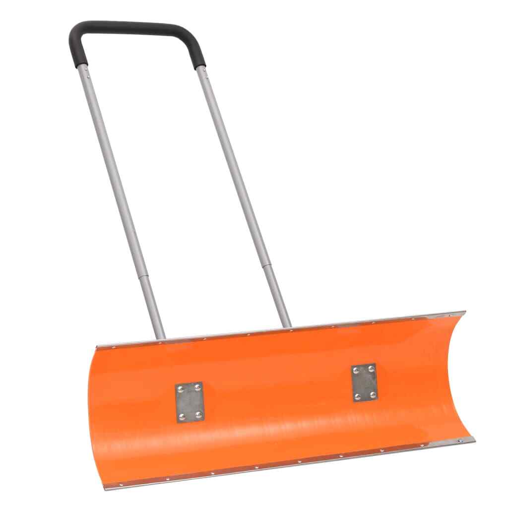 AX Pala Neve Spazzaneve Spingineve Ruote Bidirezionali 96x39x142-171,5cm 364818