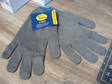 2 Danco Stainless Steel Mesh Fillet Gloves - Fish Filleting - One Size Fits Most