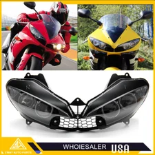 Clear Headlight Head Lamp Assembly For Yamaha YZF R6 2003-2005 YZF R6S 2006-2009