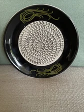 Garlic Grater Lemon Zester Plate Hand Craffs  black grey green design 5 inch