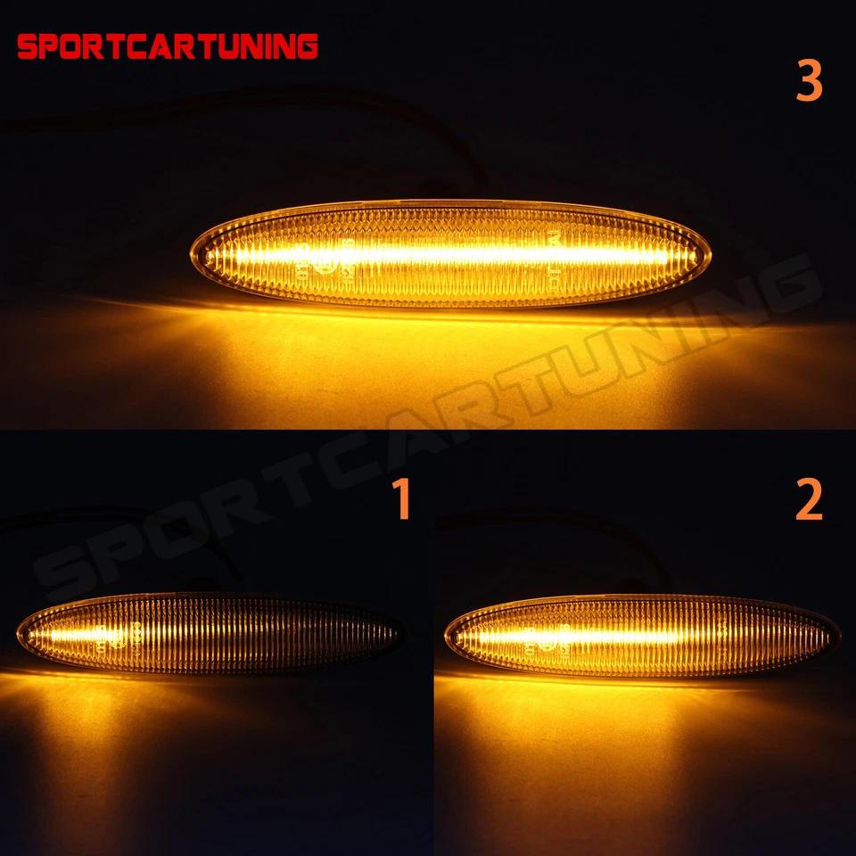 Dynamic LED Side Marker Lights Turn Signal For 2006-2013 Lexus IS250 IS350 SC430 Foto 2 de 4