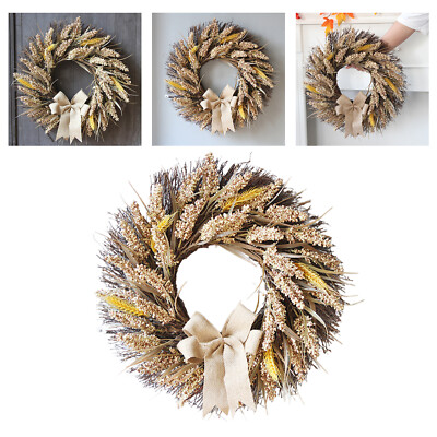 Weizen Knstliche Blume Kranz Front Tr Girlande Ernte Getreide Bauernhaus  | eBay.de
