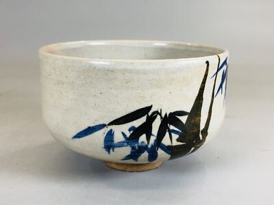 Y5780 CHAWAN Kyo-ware Kenzan signed Japan antique tea