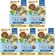 Tawaku Seimen Noodles Baby Easy Udon White Fish Wakame Seaweed 120g x 5 Packs