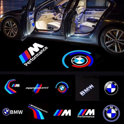2/4Pcs Led Car Door Light Welcome Projector Logo Lamp For BMW