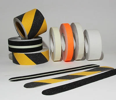 Antirutsch Klebeband Rutsch Schutz 6 lfm Streifen außen Treppe Stufe grob/fein