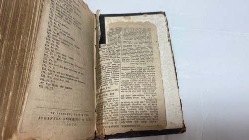 Het Nieuwe Testament Psalmen *1870 New Testament Netherlands Dutch Bible Leather - Foto 22 di 24