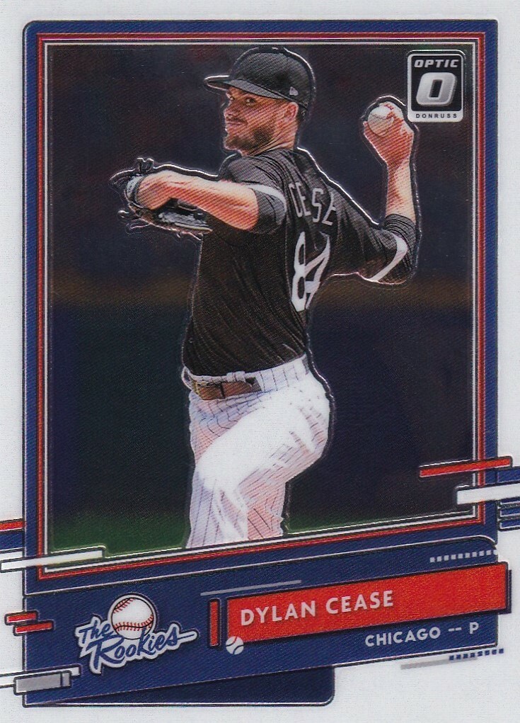 2020 OPTIC THE ROOKIES INSERTS RC DYLAN CEASE CHICAGO WHITE SOX