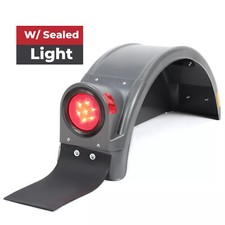 Rh Fender Plastic Gray W Sealed Light For Demco Kar Kaddy Tow Dolly Trailer Rh Fender Plastic Gray W Sealed Light For Demco Kar Kaddy Tow Dolly Trailer