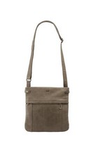 Handtasche Damentasche Zwei Damentasche Milla ML4 Taupe Im Vintage Look Vintage