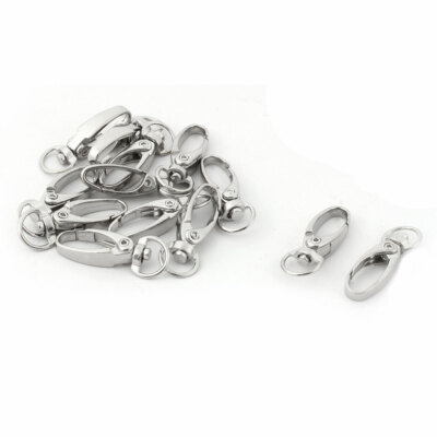 Metal Lobster Trigger Swivel Clasp Hooks Clip Buckle 37 x 13mm 13pcs ...
