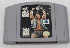 WWF War Zone  (Nintendo 64, 1998)  N64 Authentic Cartridge Only TESTED FAST SHIP