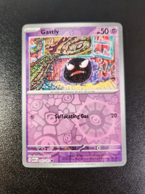 Pokemon TCG Gastly 092/165 Scarlet & Violet - 151 Reverse Holo