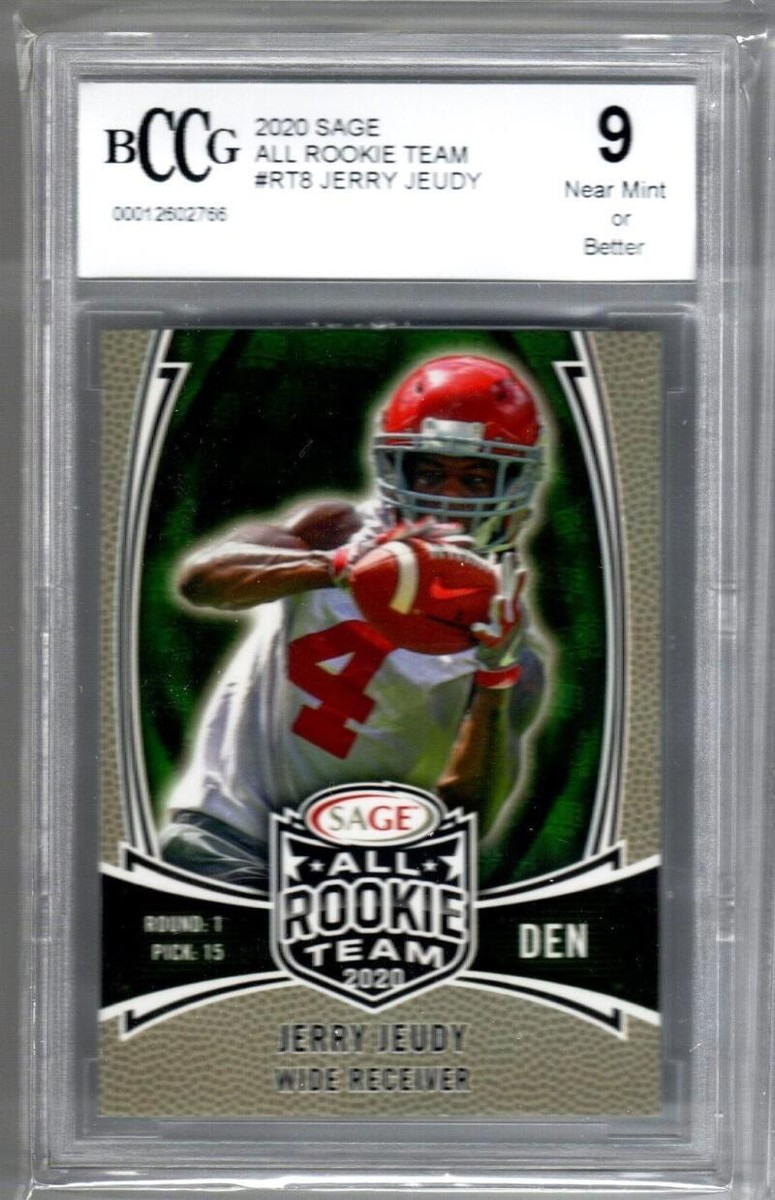 2020 SAGE All Rookie Team #RT-8 Jerry Jeudy RC Rookie Broncos