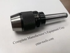 MT2 Ball Bearing Keyless Drill Chuck 3/8" Integral design draw bar #DCK-MT2-38DB