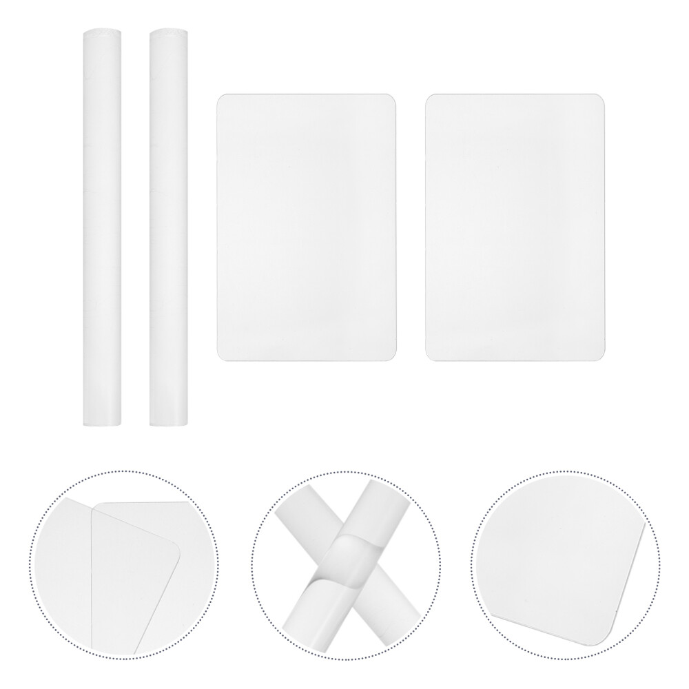 4 Pcs Crafting Scraper Acrylic Tools Fine Workmanship Clay Transparent