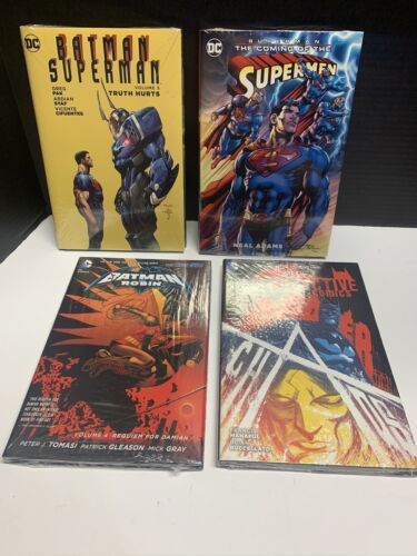 DC Comics Hardcover TPB Lot Batman & Robin / Superman / Truth Hurts / Anarky Neu - Bild 1 von 3