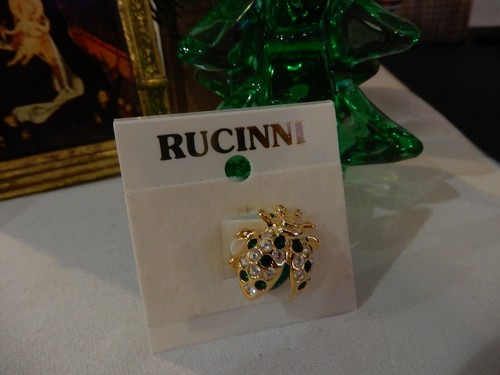 Petite épingle/broche coccinne acheter coccinne Swarovski RUCINNI ~ bas cadeau ~ NEUF !
