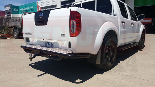 CHROME TAILGATE HANDLE COVER INSERT FOR NISSAN FRONTIER NAVARA D40 05 - 2014 - Picture 6 of 6