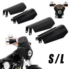 Motorcycle Custom Glossy Black Hand Guards For Harley Davidson Sportster Dyna