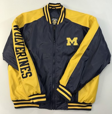 michigan wolverines letterman jacket