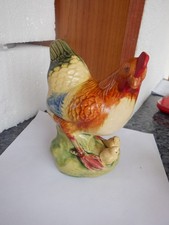 Figurine Poule et Poussins Céramique