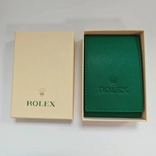 Rolex Leather Travel Pouch Premium Service Center Pouch No Watch