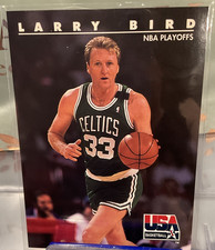 SkyBox 1992 USA Larry Bird Boston Celtics NBA Playoffs Basketball Card #15