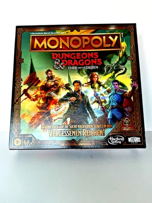 Dungeons & Dragons: Ehre unter Dieben Brettspiel Monopoly *Deutsche Version* NEU - Bild 1 von 4