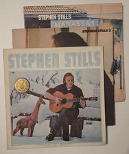 Stephen Stills - LOT OF 3 - Manassas, 2, Self - EXCELLENT vinyl LP